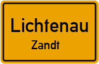 Straßen in Lichtenau Zandt
