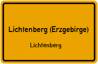 Muldaer Straße in Lichtenberg (Erzgebirge)Lichtenberg