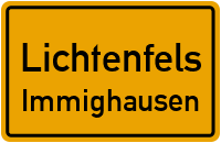 Enser Straße in LichtenfelsImmighausen