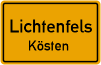 Weingartener Weg in 96215 Lichtenfels (Kösten)