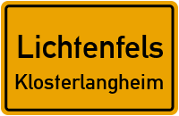 Lahmer Weg in LichtenfelsKlosterlangheim