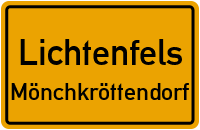 Lahmer Straße in LichtenfelsMönchkröttendorf