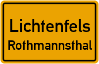 Kieswinkelweg in LichtenfelsRothmannsthal
