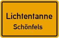 Schloßberg in LichtentanneSchönfels