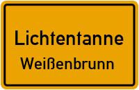 Brander Straße in LichtentanneWeißenbrunn