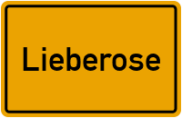 City Sign Lieberose