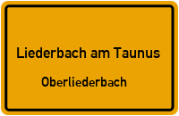 Mainzer Weg in Liederbach am TaunusOberliederbach