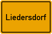 City Sign Liedersdorf