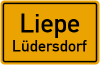 Triftstraße in LiepeLüdersdorf
