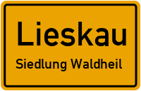 Fliederweg in LieskauSiedlung Waldheil