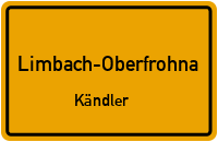 Kirchstraße in Limbach-OberfrohnaKändler