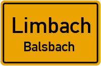 Straßenverzeichnis Limbach Balsbach