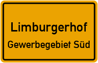 Sudetenstraße in LimburgerhofGewerbegebiet Süd