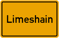 Ortsschild von Gemeinde Limeshain in Hessen