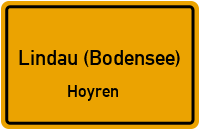 Hoyerbergstraße in Lindau (Bodensee)Hoyren