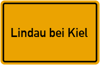 Ortsschild Lindau bei Kiel