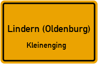 Raddestraße in Lindern (Oldenburg)Kleinenging