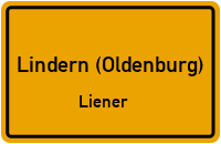 Auener Straße in Lindern (Oldenburg)Liener