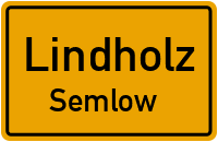 Bahnhofstraße in LindholzSemlow