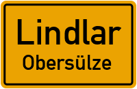 Straßenverzeichnis Lindlar Obersülze