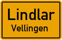 Straßenverzeichnis Lindlar Vellingen