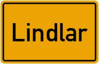 Ortsschild von Gemeinde Lindlar in Nordrhein-Westfalen