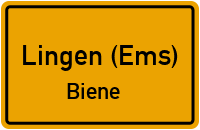 Dünenweg in Lingen (Ems)Biene