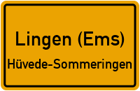 Straßenverzeichnis Lingen (Ems) Hüvede-Sommeringen