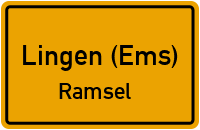 Alte Dorfstraße in Lingen (Ems)Ramsel