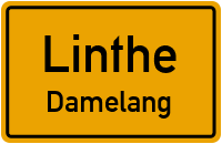 Dorfstraße in LintheDamelang