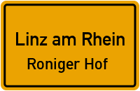 Fichtenweg in Linz am RheinRoniger Hof