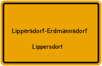 Schulgasse in Lippersdorf-ErdmannsdorfLippersdorf