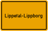 City Sign Lippetal-Lippborg