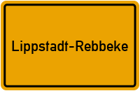 Ortsschild Lippstadt-Rebbeke