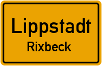 Straßenverzeichnis Lippstadt Rixbeck