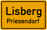 Bergstraße in LisbergPriesendorf