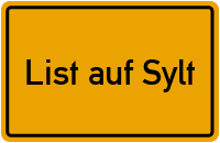 Friedhofstraße in List auf Sylt