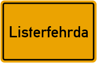 Branchenbuch von Listerfehrda auf onlinestreet.de