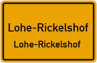Hindenburgweg in Lohe-RickelshofLohe-Rickelshof