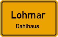 Straßen in Lohmar Dahlhaus