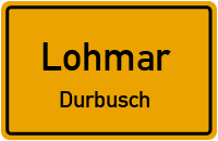 Straßenverzeichnis Lohmar Durbusch