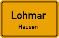 Hausener Straße in LohmarHausen