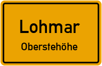 Straßenverzeichnis Lohmar Oberstehöhe