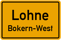 Südholzer Straße in LohneBokern-West
