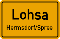 Straßenverzeichnis Lohsa Hermsdorf/Spree