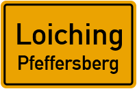Straßenverzeichnis Loiching Pfeffersberg