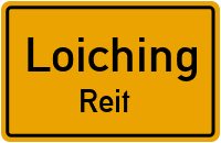 Straßenverzeichnis Loiching Reit