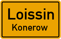 Hauptstraße in LoissinKonerow
