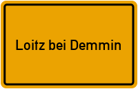 City Sign Loitz bei Demmin