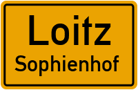 Teichstraße in LoitzSophienhof